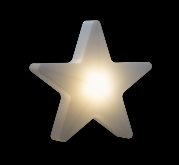 LED Stern weiß 20cm 3D Weihnachtsstern Shining Star für innen und außen